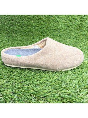 Allbirds Wool Slippers Mens Size 9 Light Tan Casual Comfort Slip On Mule Shoes